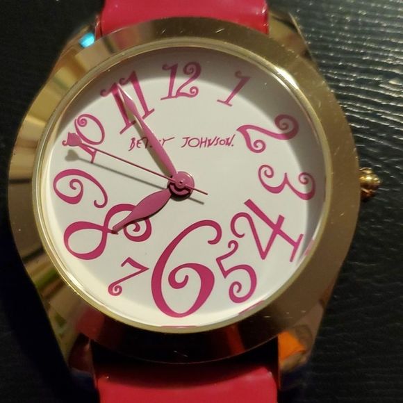 2 Betsey Johnson Women\'s Watches Black Zebra &‎ Pink Patent Leather main image 14